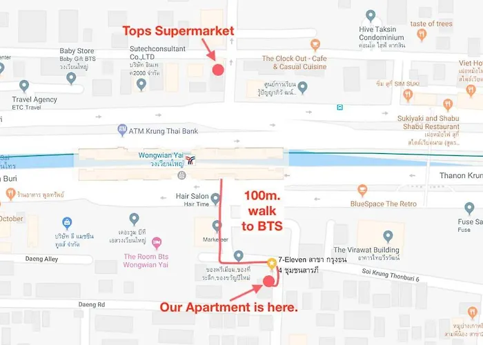 T2 2 Bedrooms 6 Guests Full Kitchen 1 Min To Bts Apartment Bangkok